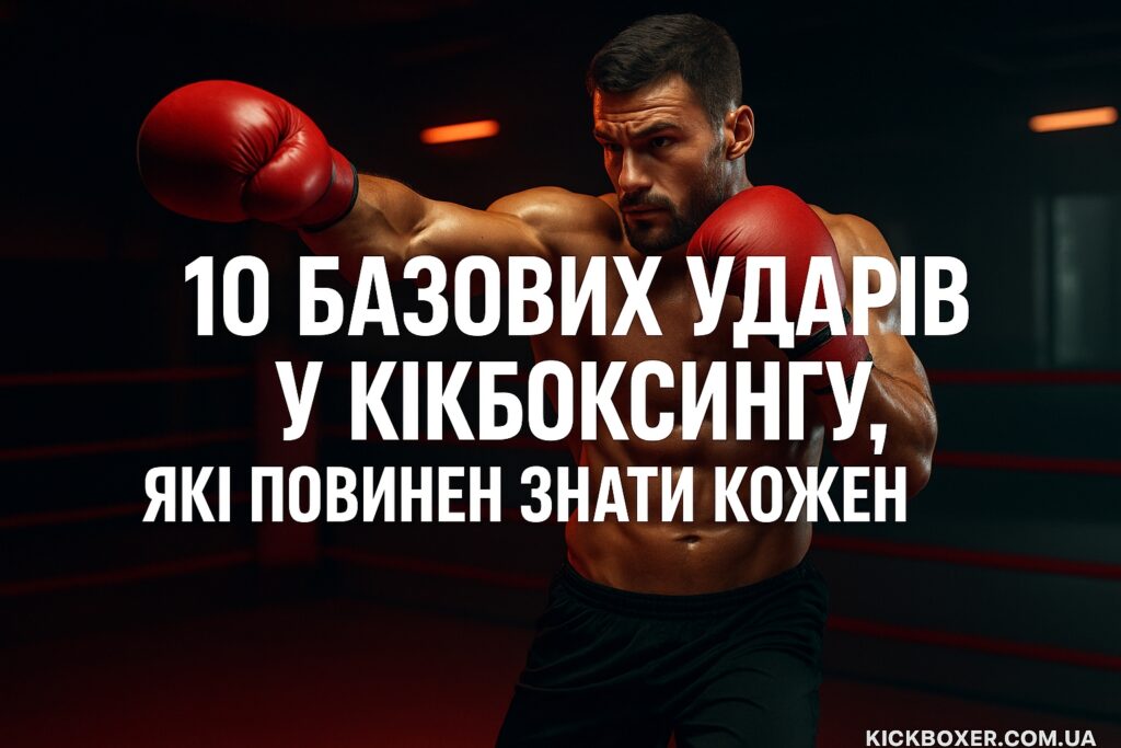 10 базових ударів у кікбоксингу