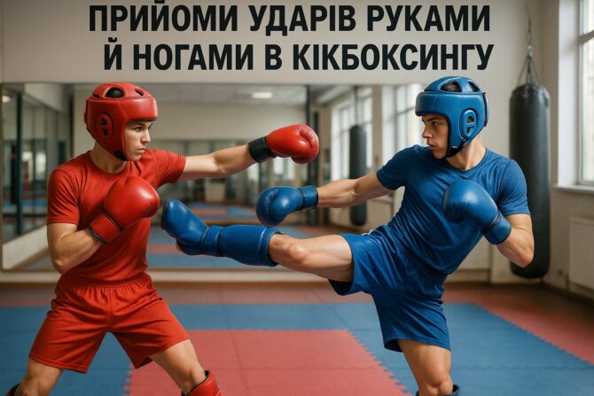 Прийоми ударів руками й ногами в кікбоксингу