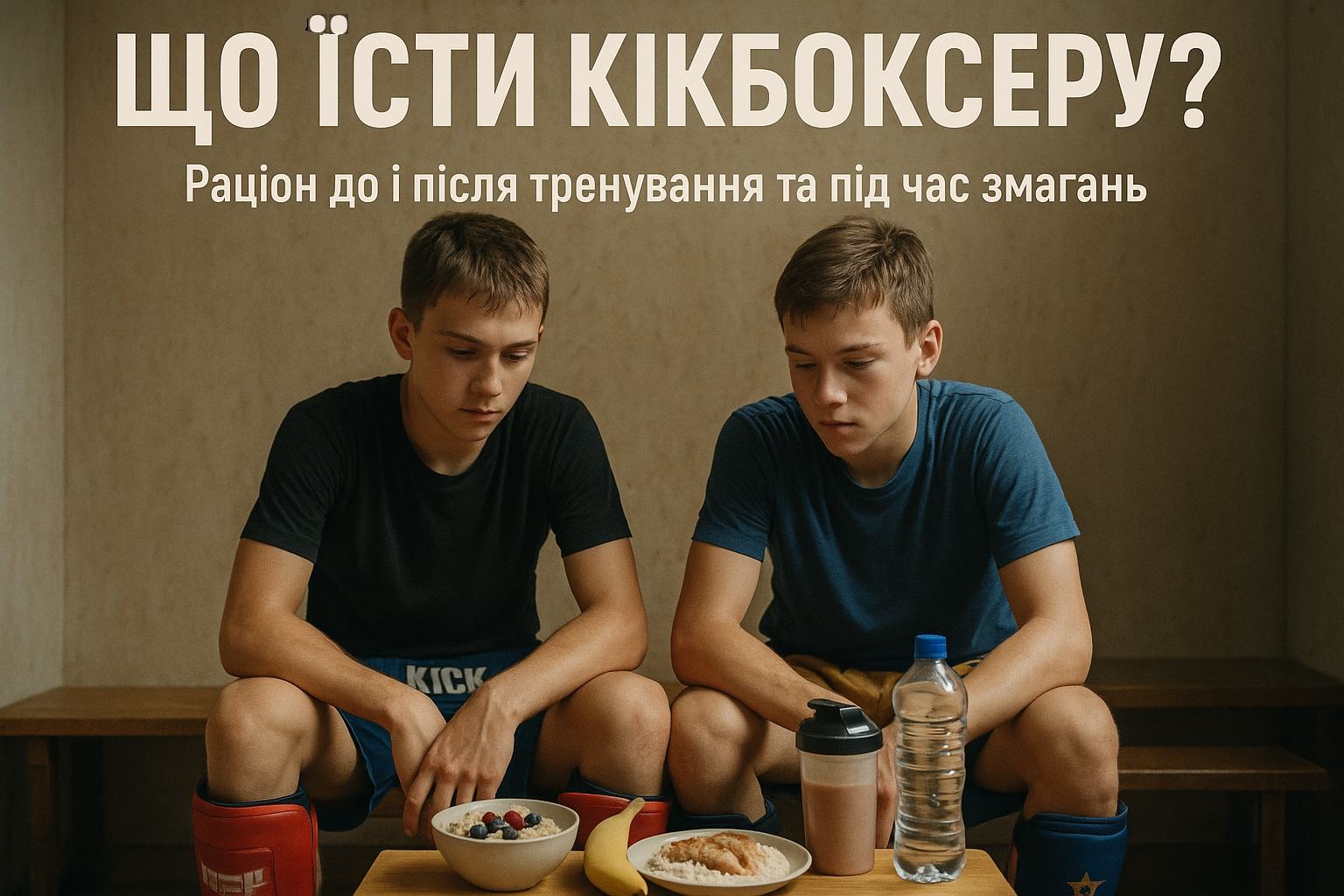 Що їсти кікбоксеру?